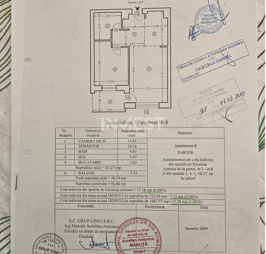 Apartament 2 camere-Bloc nou-Tatarasi - 14