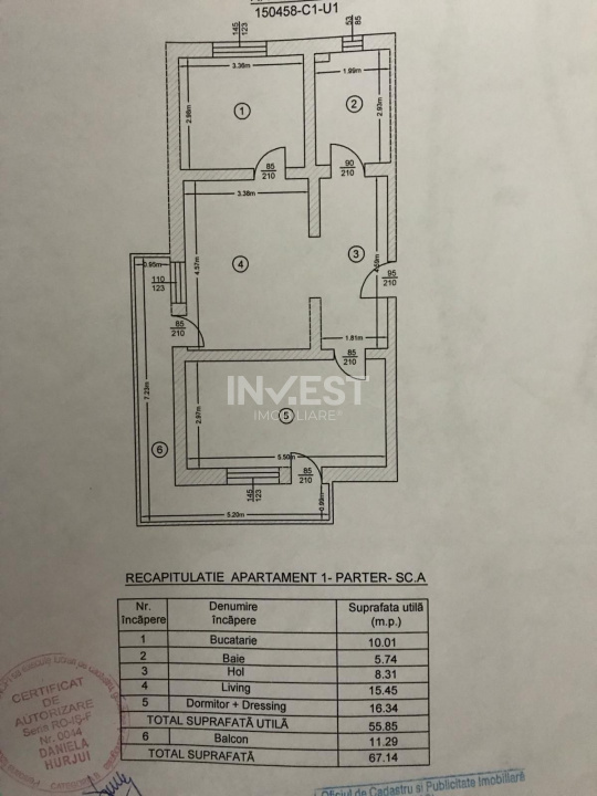  Moara de Vant-Bloc nou-Apartament 2 camere, intabulat, mobilat si utilat - 10