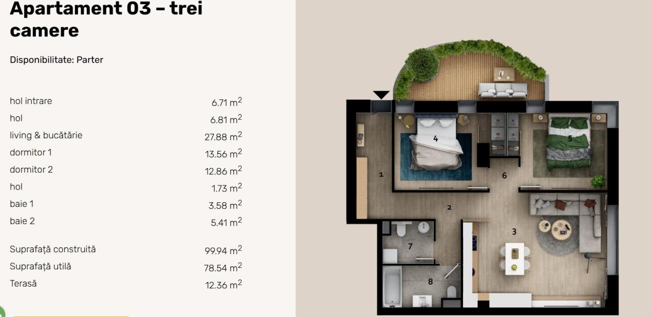 Apartament 3 camere premium langa metrou Obor — imaginea 2