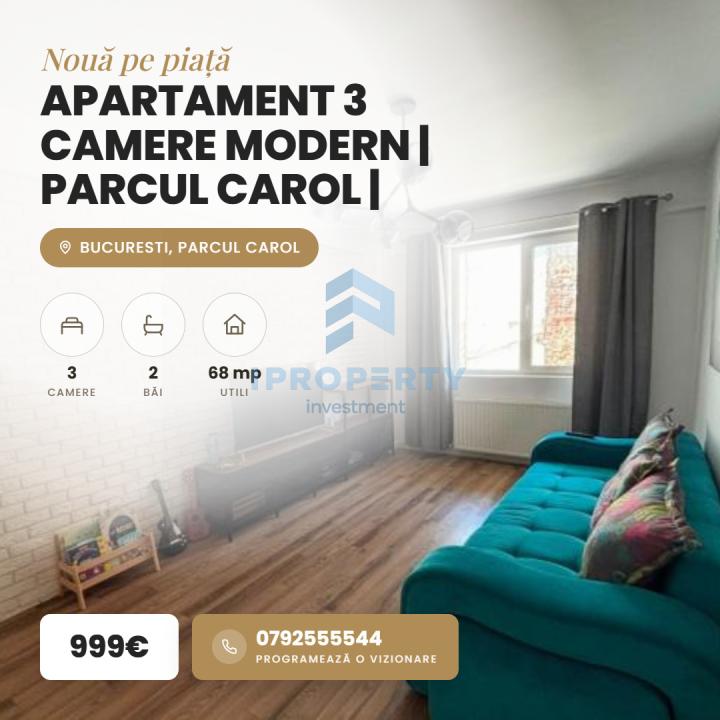Apartament 3 Camere Modern | Parcul Carol | Complex Carol City Park| 2 Bai| - fotografie proprietate 1