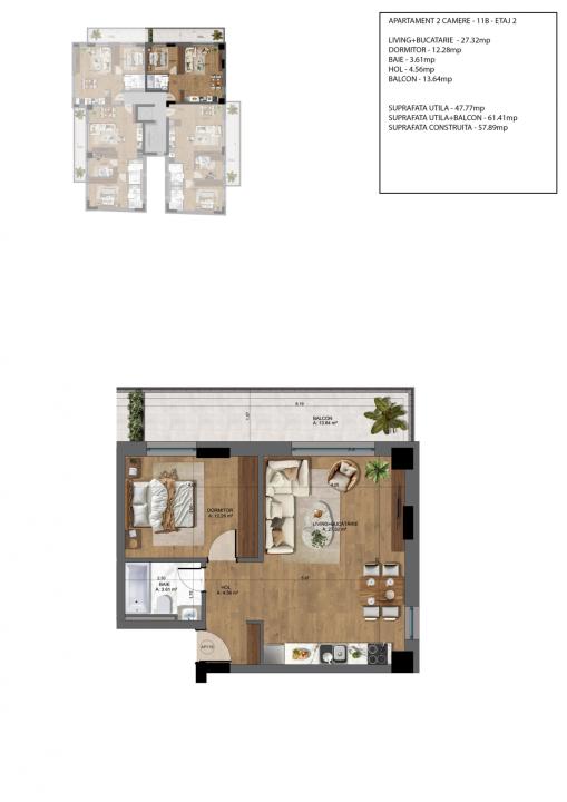 Apartament de 2 camere bloc boutique - langa Palatul Parlamentului — imaginea 8