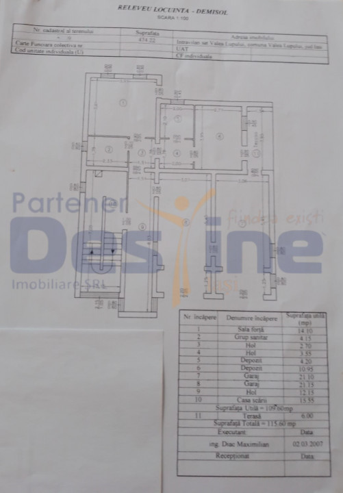 Vila Independenta , D+P+1+M+POD, 474 mp, Valea Lupului