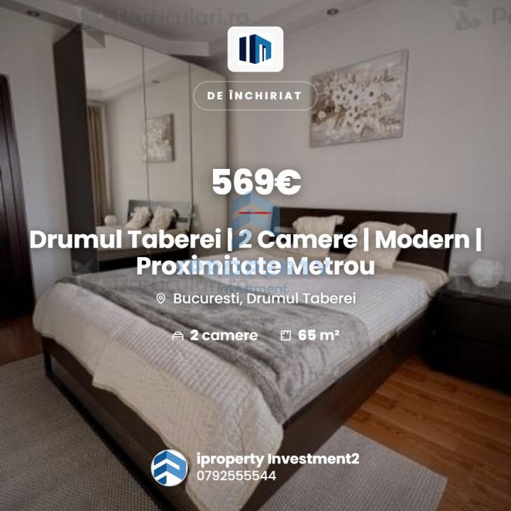 Drumul Taberei | 2 Camere | Modern | Proximitate Metrou - fotografie proprietate 1