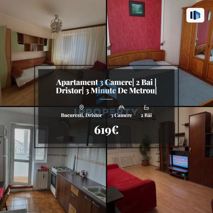 Apartament 3 Camere| 2 Bai  | Dristor| 3 Minute De Metrou|  - fotografie proprietate 1