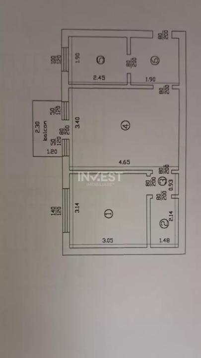 Apartament de 2 camere, etaj 2, Mircea cel Batran - 6