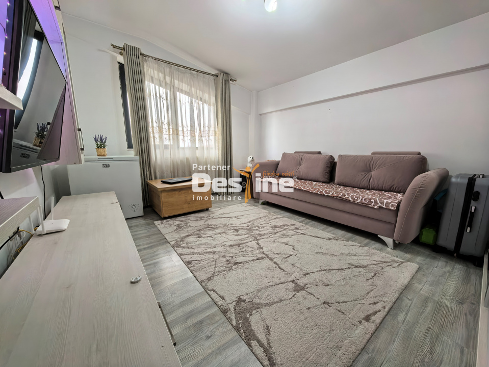 Apartament 2 camere decomandat 49 mp mobilat utilat + balcon