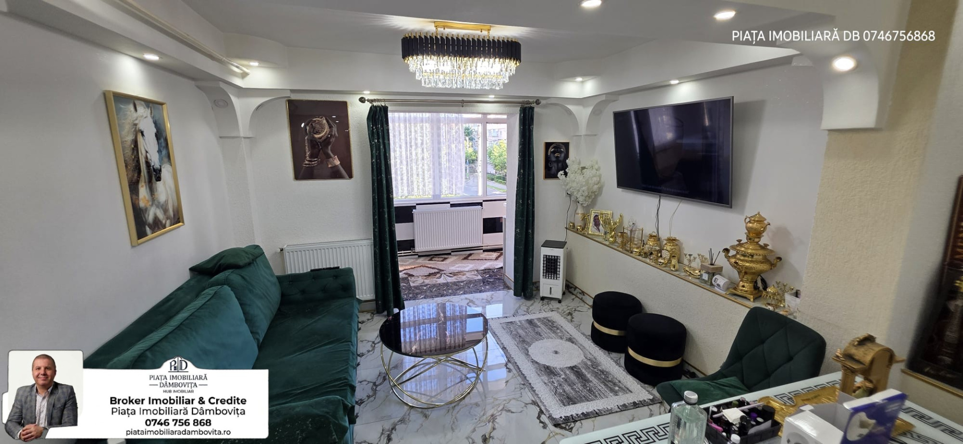 Apartament unic de 4 camere (reorganizat inteligent), Mobilat & Utilat - etaj 2